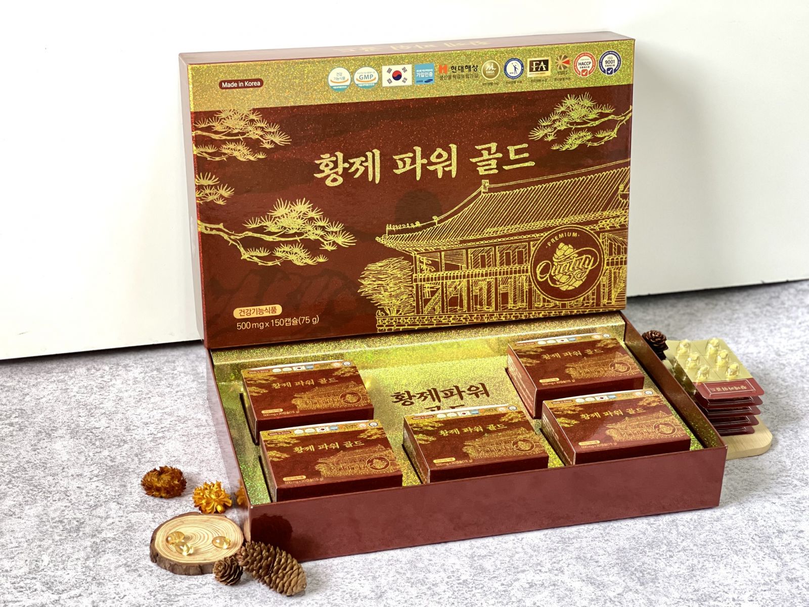 TINH DẦU THÔNG ĐỎ CHÍNH PHỦ HÀN QUỐC Hộp 150 Viên 